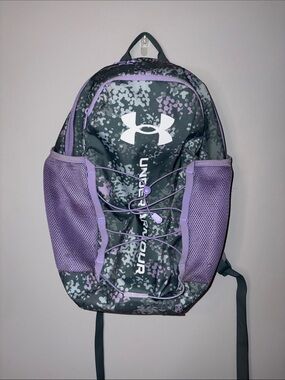 Under Armour Gray & Purple Sports Backpack